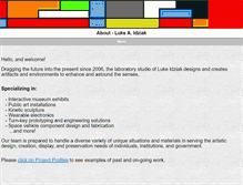 Tablet Screenshot of lukeidziak.com